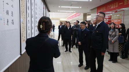 国家能源局甘肃监管办公室机关党委等参观必一体育廉洁文化作品展