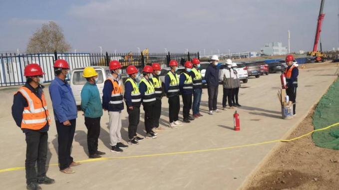 必一体育工程检测中心建设项目举行“消防日”主题活动